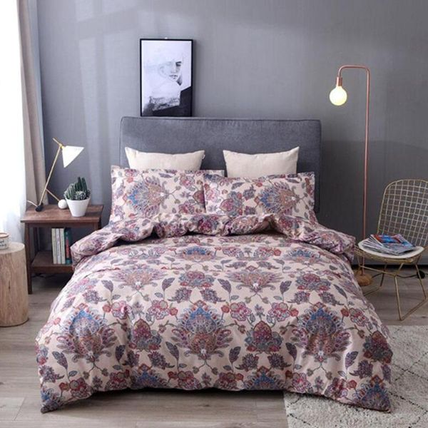 

bedding sets 3pcs/set classy printing pattern set article soft microfiber duvet cover bed linen kit without sheet