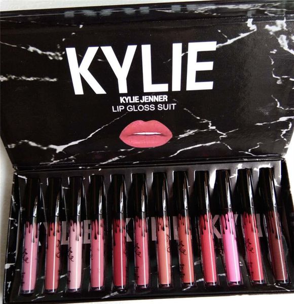 

kylie black butterfly lipgloss fall & take me on ky shadow storm 12 colors matte liquid lipsticks cosmetics 12 pcs lipgloss lip gloss set