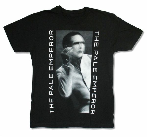 

marilyn manson pale emperor black t shirt new official merch nwt brand clothing tee shirt