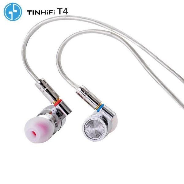 

ortable audio & video earphones & headphones tinhifi t4 hifi metal earphone 10mm cnt dynamic driver hifi bass earphone headset mm...