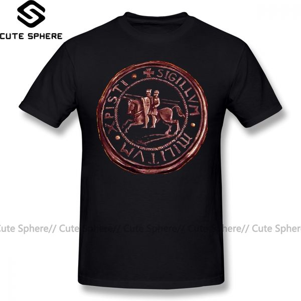 

templar t-shirt knights templar seal symbol t shirt graphic 100 cotton tee shirt xxx men short sleeve classic cute tshirt