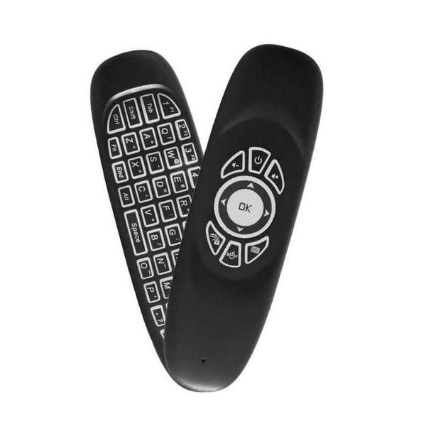 

беспроводная мышь воздуха мини-клавиатура 7 цветов подсветка 2.4g пульта дистанционного управления для android smart tv box компьютера windo