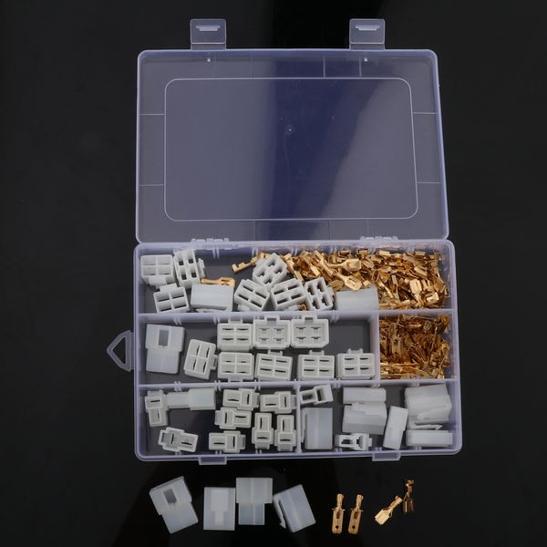 

20 комплекты автомобилей мужской женский 2 4 way pin 6.3mm запирание разъемы plug разъем для дома