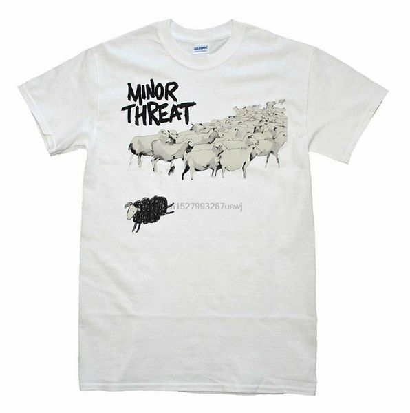 

authentic minor threat out of step album cover t-shirt white s m l xl new