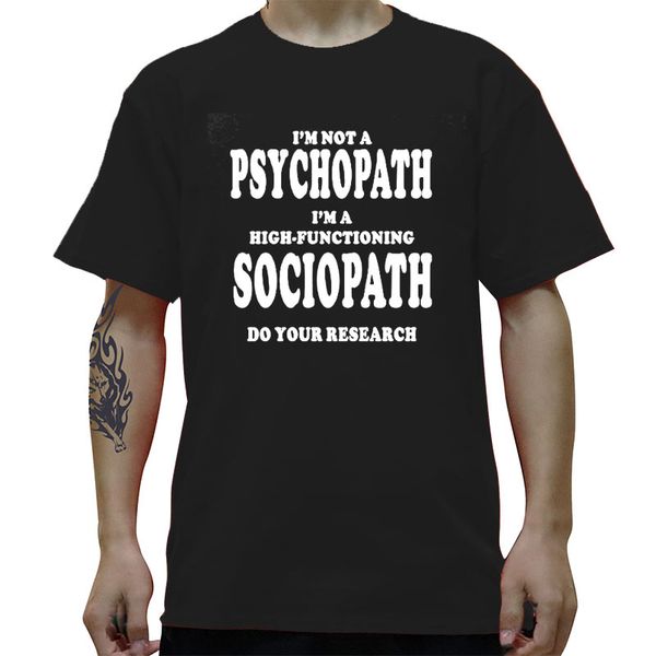 

i'm not a psychopath... christmas gift funny humour printed t-shirt mens t shirt great gift tshirt tee unisex