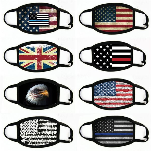

dener mask fasion cotton masks flag digital sports cosplay alloween mask dust windproof famask#317, Black