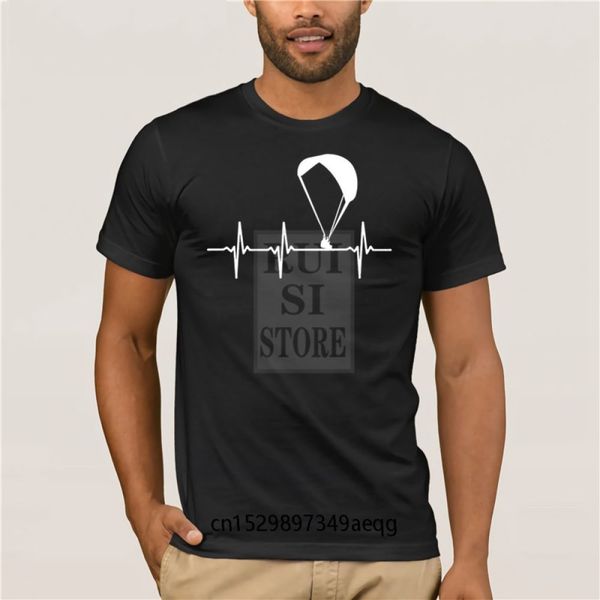 

fashion t shirt men paraglider ecg tcreature kawaii menmen shirtbetter camisetas stylish tshirt o neck tee shirt for men fit, White;black