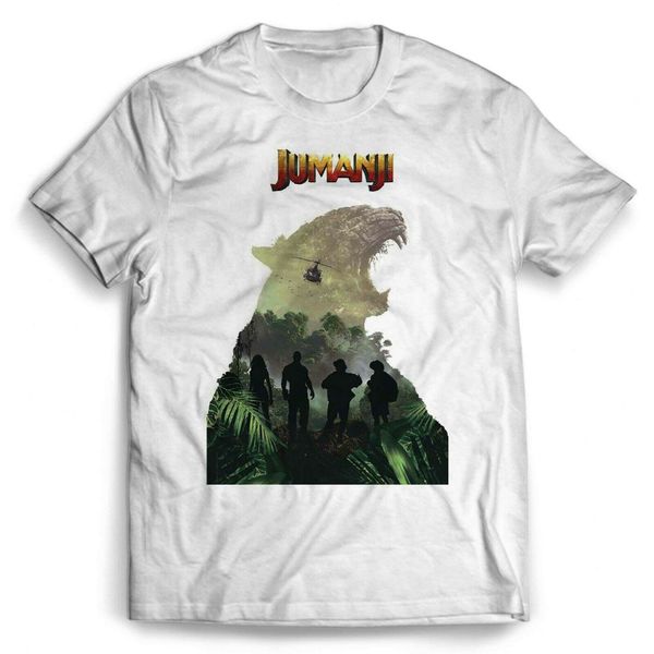 

джуманджи фильм футболки мужские футболки hip hop 100% хлопок streetwear майку