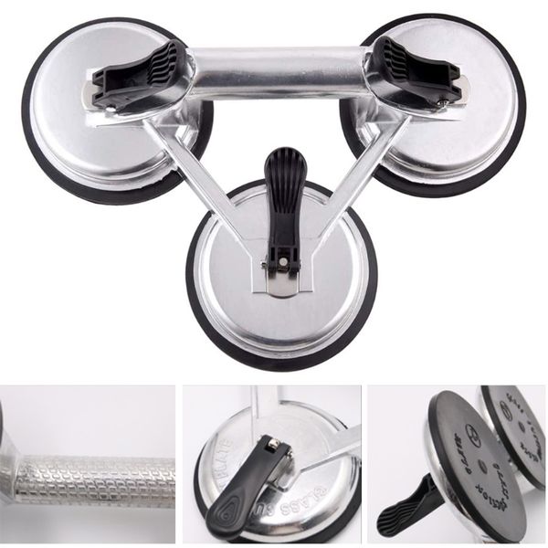 

heavy duty тройной замок на присоске pad, алюминий 3 тарелки ручной вакуумный подъемник