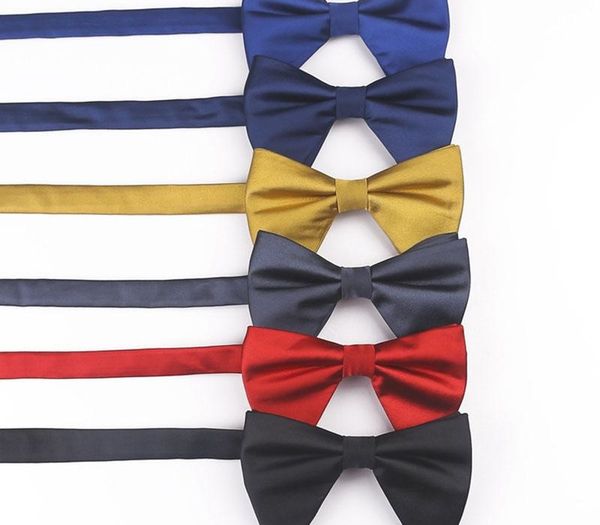 

bow tie male solid color marriage bow ties for men candy color butterfly cravat bowtie butterflies accessories for mens gifts, Black;gray