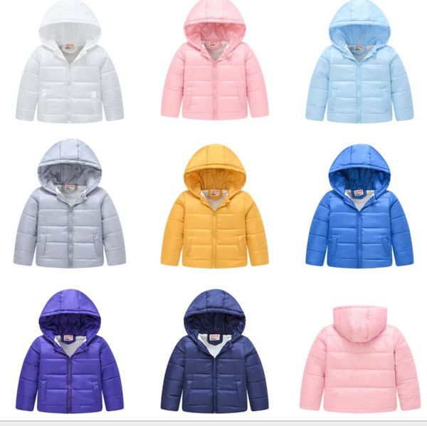 

ale girls boys cotton thickened coat jackets kids parka jacket zippy hoodies winter autumn uncoats buy for children, Blue;gray