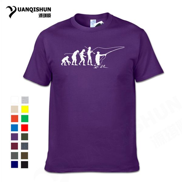 

evolution of fly fishing fashion printed t-shirt 16 colors short sleeves tee casual custom ing
