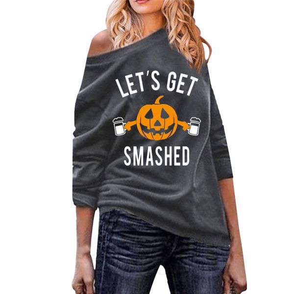 

womens designer hoodies spring autumn long sleeve strapless slash neck letter print loose hoodies female clothing, Black