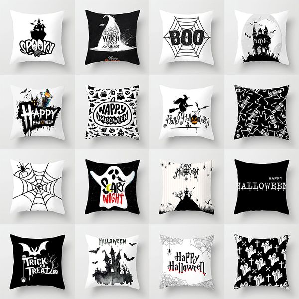 

halloween pillow case decorative throw pillows case halloween cushions cover home decor polyester pillowcase