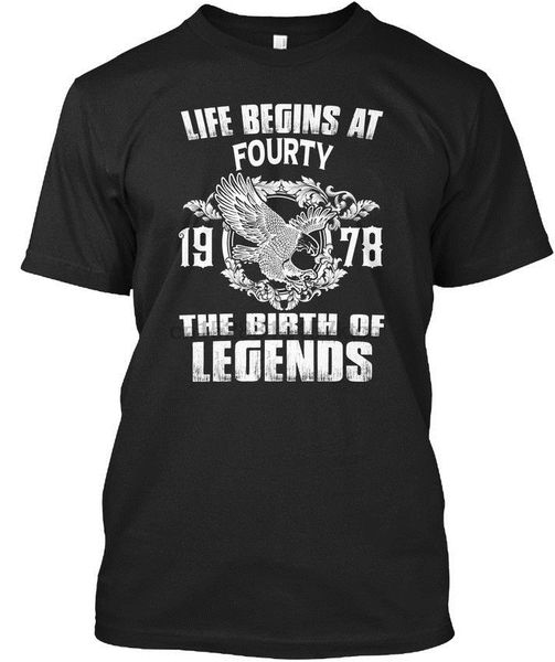 

100% хлопок brand new 1978 legends #boostedeu стандартной мужская футболка summer tee shirt
