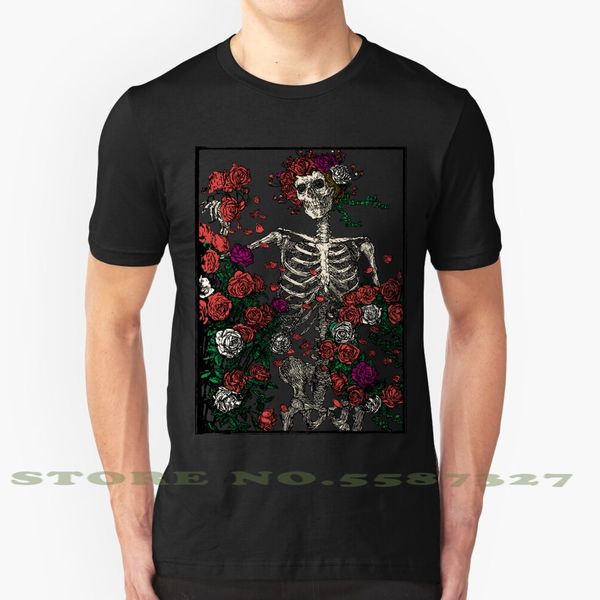 

skeleton &amp ; roses - transparent background graphic custom funny tshirt skeleton roses flower death dead scull