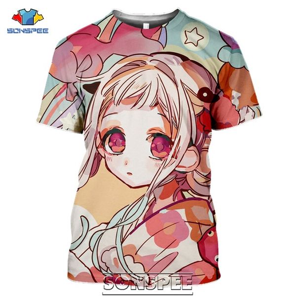 

3d anime toilet-bound jibaku shounen hanako-kun men 3d print shirts hentai anime humor men clothing