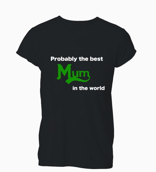 

2019 new men t-shirt men summer style probably mum in the world funny gift idea skate tshirt