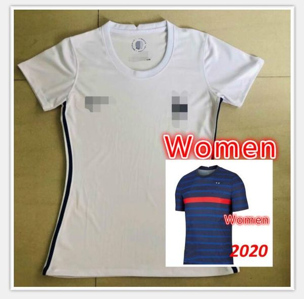 

woman 20 france soccer jerseys griezmann maillot de foot dembele pogba mbappe football shirt 100 years euro 2020 2021 zidane kante maillots, Black;yellow