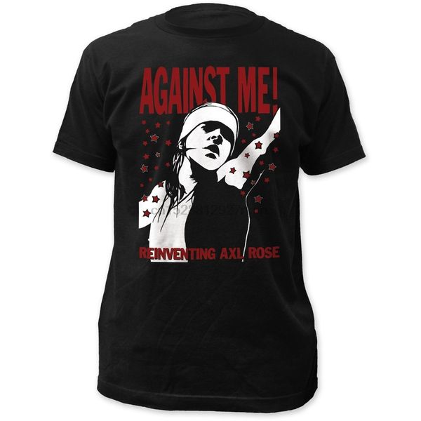 

impact against me reinventing axl rose fitted black men's cotton shirt black