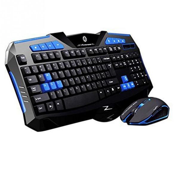

3pcs/1set f1 wireless keyboard mouse usb gaming pc kit gamer for game home office lapdeskergonomic 2400dpi waterproof