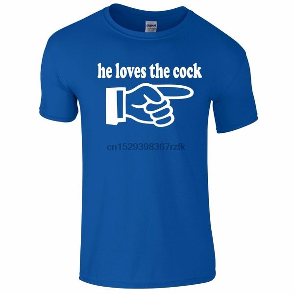 

он любит cock смешной tee футболка топ tumblr новизны подарка xmas secret santa