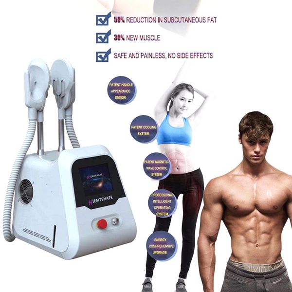 

new product hiemt emslim em sliming burn fat build muscle body contouring shaping machine emslim em slim muscle burn fat without a workout, Black;white