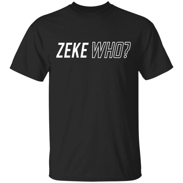 

ezekiel elliott zeke who that's who t shirt classic black t-shirt m-xxxl summer style casual wear tee shirt