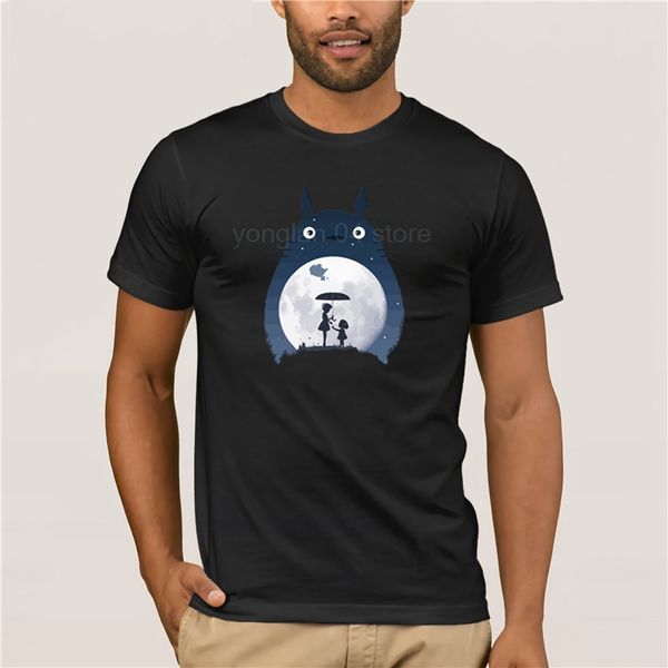 

2019 мужская мода футболки аниме camiseta ми весино тоторо luna imprimir реглан camiseta verano hombres casual