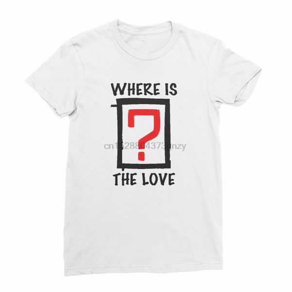 

where is the love lyrics logo song black eyed women girls t shirt tee = custom screen printed tee shirt