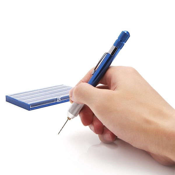 

21 pcs mini twist drill bits set index 61-80 w/aluminum hand drill for hobby r9jc