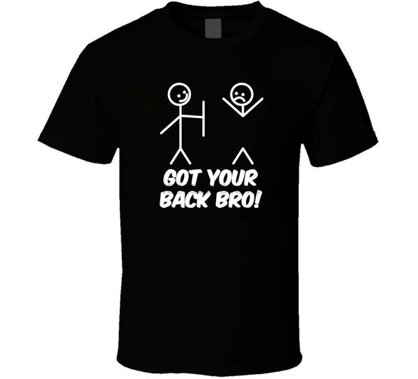 

got your back bro mens funny shirt black white tshirt men ing