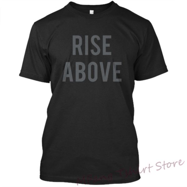 

men rise above tri-blend t-shirt men funny print women tee casual o-neck tshirts