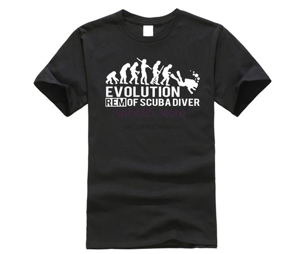 

evolution of scuba diver dive down flag dive funny black t-shirt mens 2015 new designs summer style t shirt tees