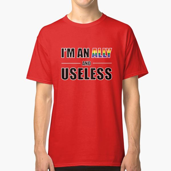 

ally and useless t shirt ally pride useless cute funny humour