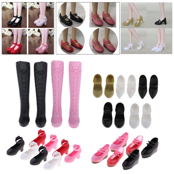 

14 pairs dolls shoes for 1/6 blythe licca/momoko/azone dress