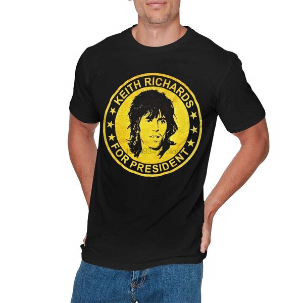 

cameron morley mens fashion keith richards t-shirt black