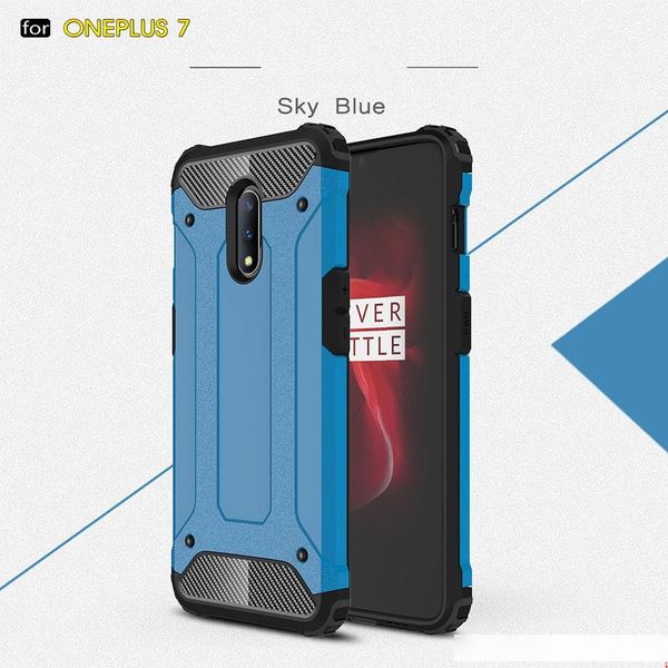 

rugged armor hard pc shockproof back cover case for oneplus 7 7t pro 6 6t 5 5t