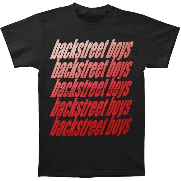 

одежда backstreet boys mens vintage repeat logo slim fit t shirt