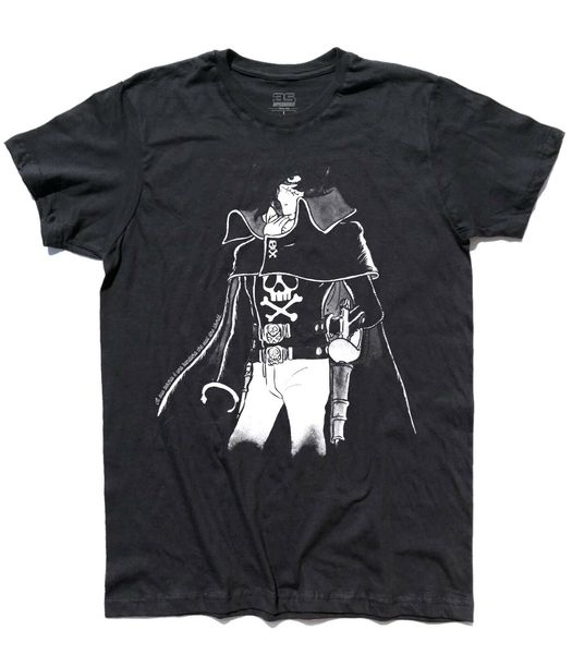 

t shirt capitan harlock arcadia jolly roger serie haranbanjo mazinga z