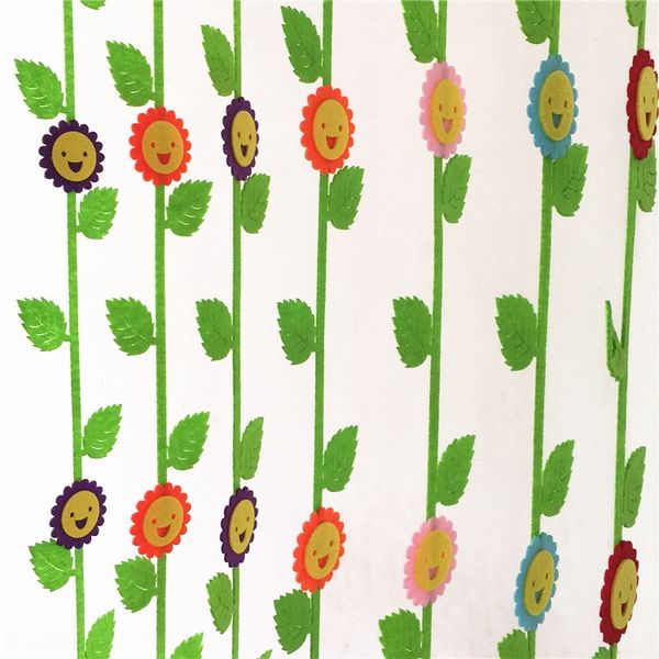 

kindergarten decoration cute cartoon smiley face ornament in the ornaments hanging ornaments air 1 m leaf strip kindergarten hanging ornamen