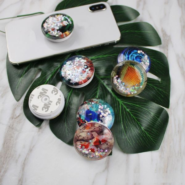 

quicksand universal cell phone holder real 3m glue expandable grip stand 360 degree finger holder flexible for iphone 11 samsung note 10