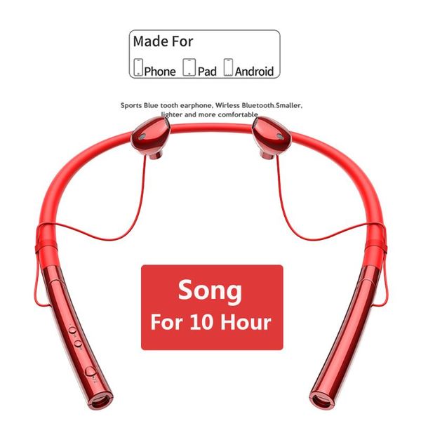 

sport bluetooth headset earphone for phone v5.0 stereo neckband wireless ear phones for ear