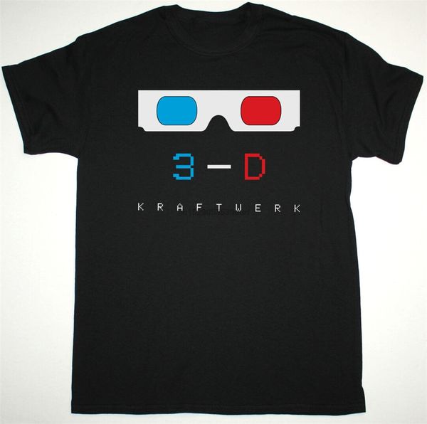 

kraftwerk 3-d black white mens t shirt electronic synth krautrock organisation casual printing tee shirt