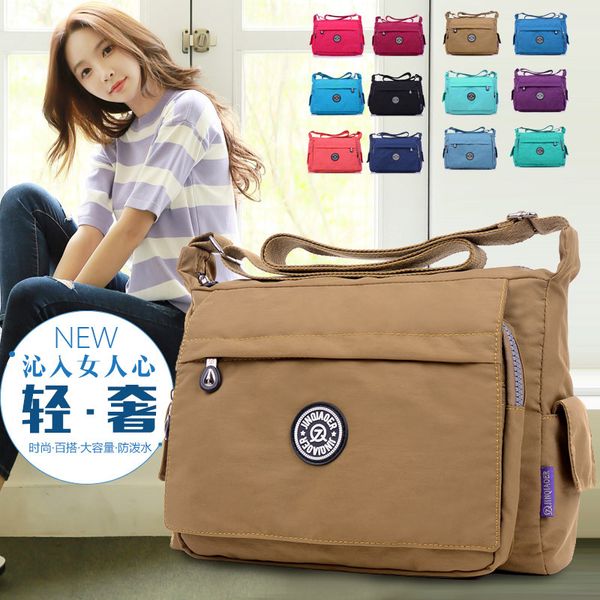 

нейлоновая ткань женские сумки лето легкие водонепроницаемый с плеча сумку