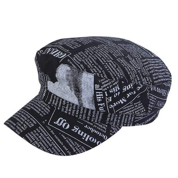 

arrivals timelimited designers navy cap fashion european and american street retro english newspaper flat casquette cool fas, Blue;gray