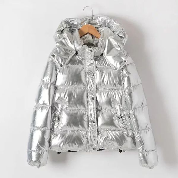 

2020 thicken hooded winter jacket women parka coat casual silver parka warm plus size jaqueta feminina warm large size coat my10, Black