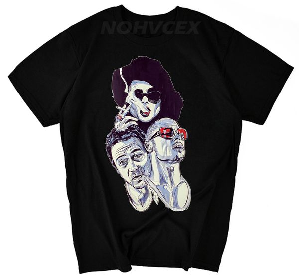 

fight club brad pitt diy men's short sleeve t-shirt cotton round collar a variety of color