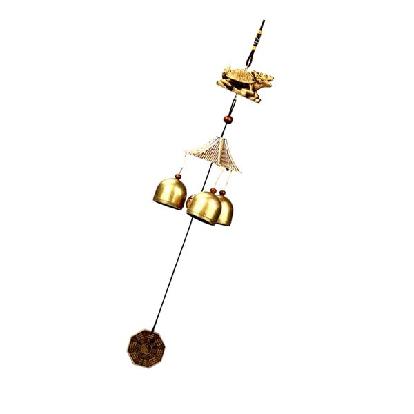 

chinese metal bell lucky feng shui hanging charm wind chime ornament