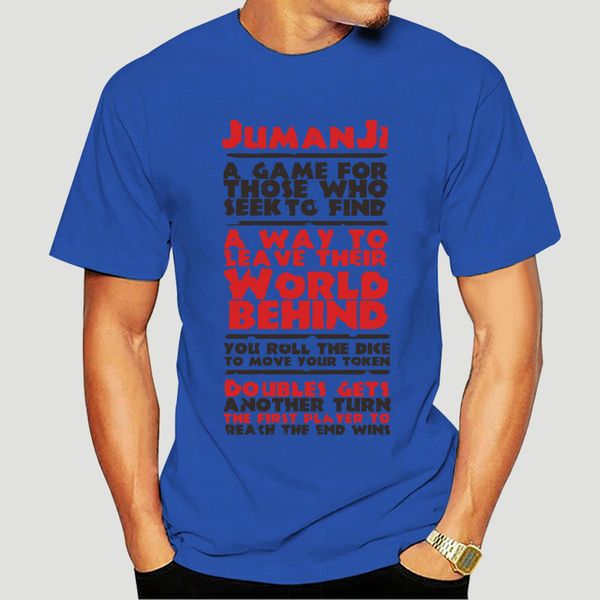 

t-shirt jumanji movies years 90 robin williams cult movie game company-3862d